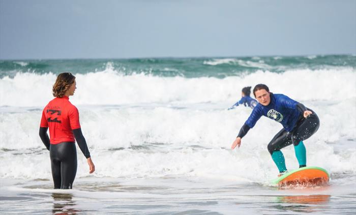 Surfing Lessons with Outer Reef in Pembrokeshire, Wales